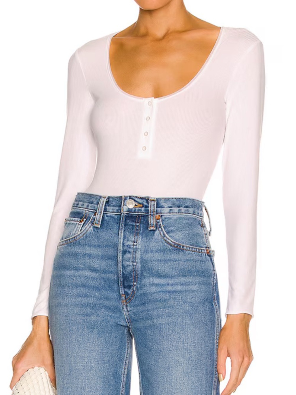 Wolford Henley String Bodysuit Size Medium